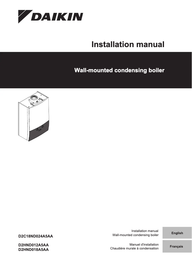 Página 1 del manual Manual de usuario Daikin D2HND018