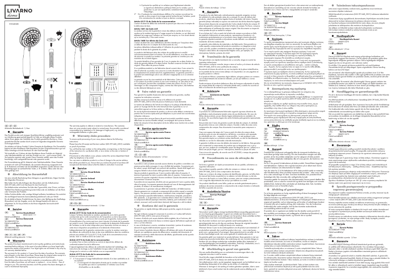 Image de la première page du manuel de l'appareil HG04054B