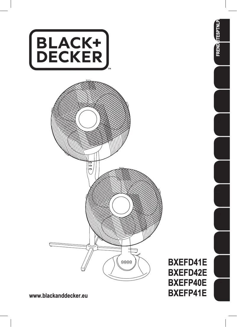 Página 1 del manual Manual de usuario Black & Decker BXEFP40E
