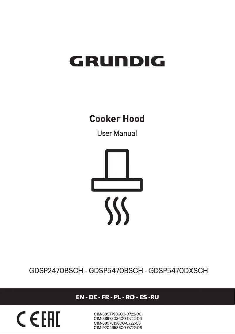 Página 1 del manual Manual de usuario Grundig GDSP 5470 DXSCH