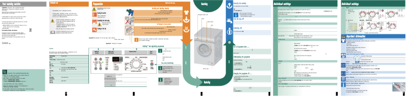 Page 1 of the manual User Manual Bosch WAQ2031XEE