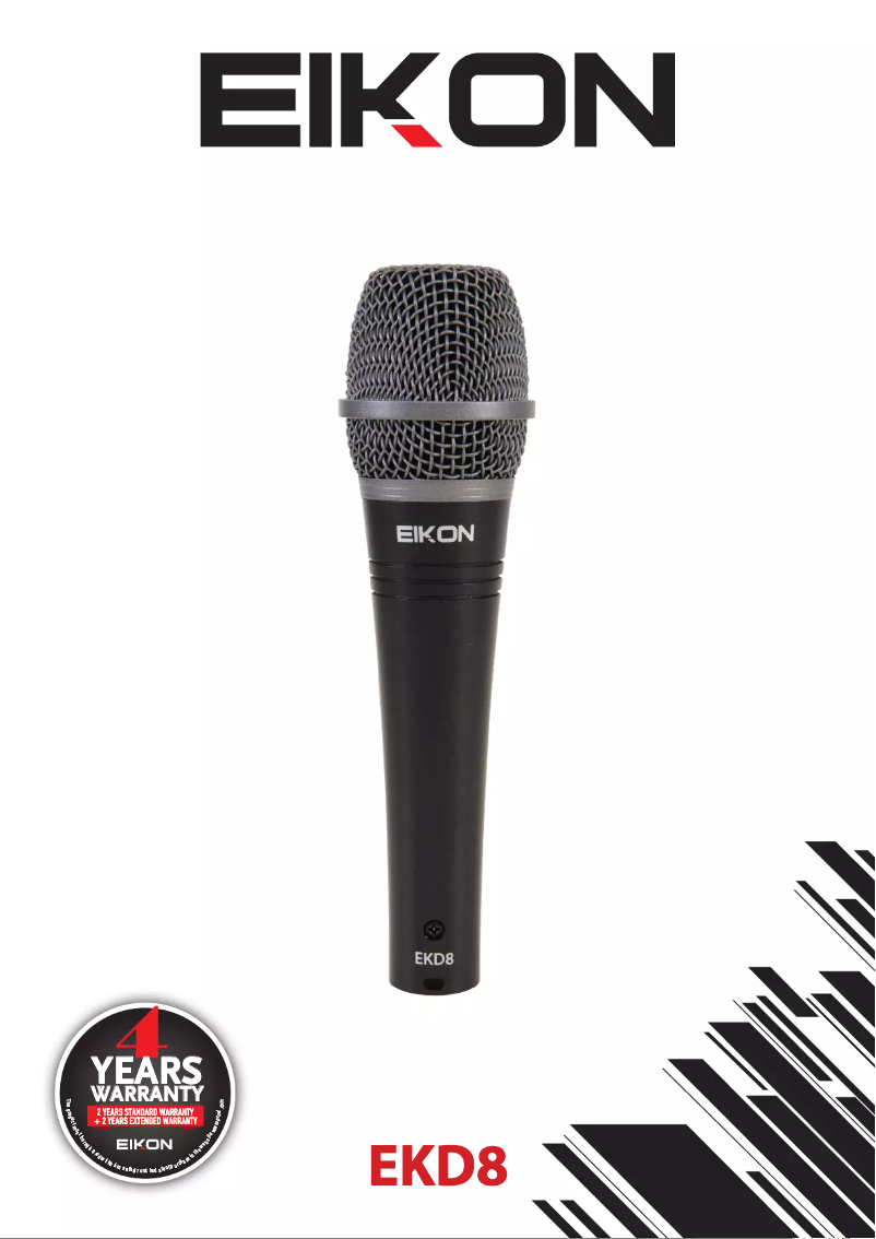 Page 1 de la notice Manuel utilisateur Eikon EKD8