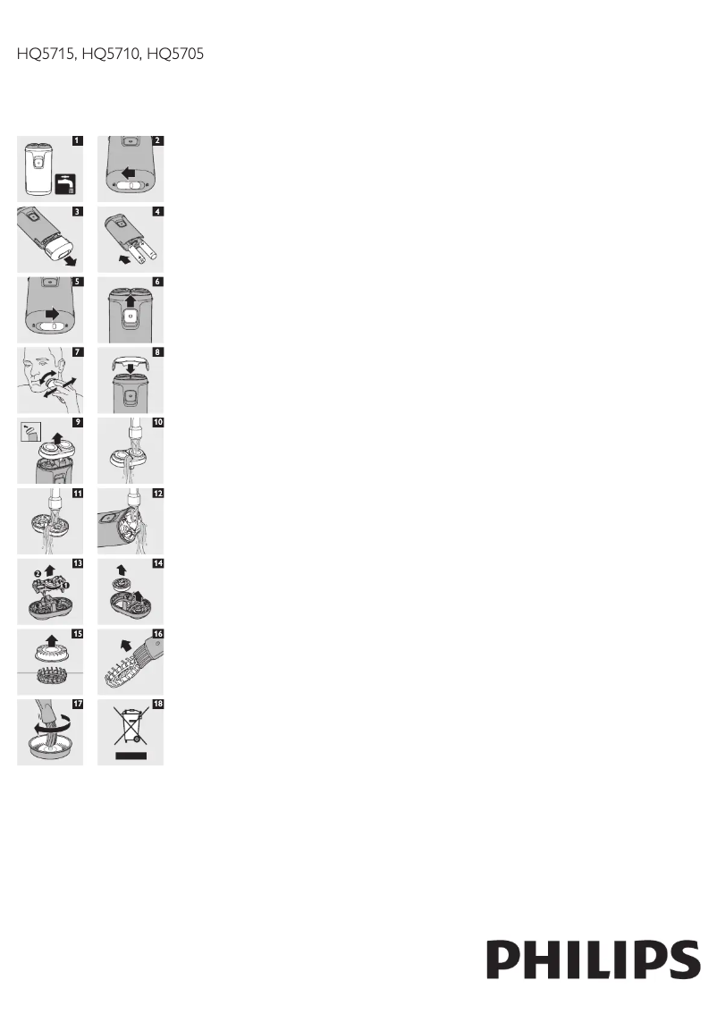 Página 1 del manual Manual de usuario Philips HQ5710