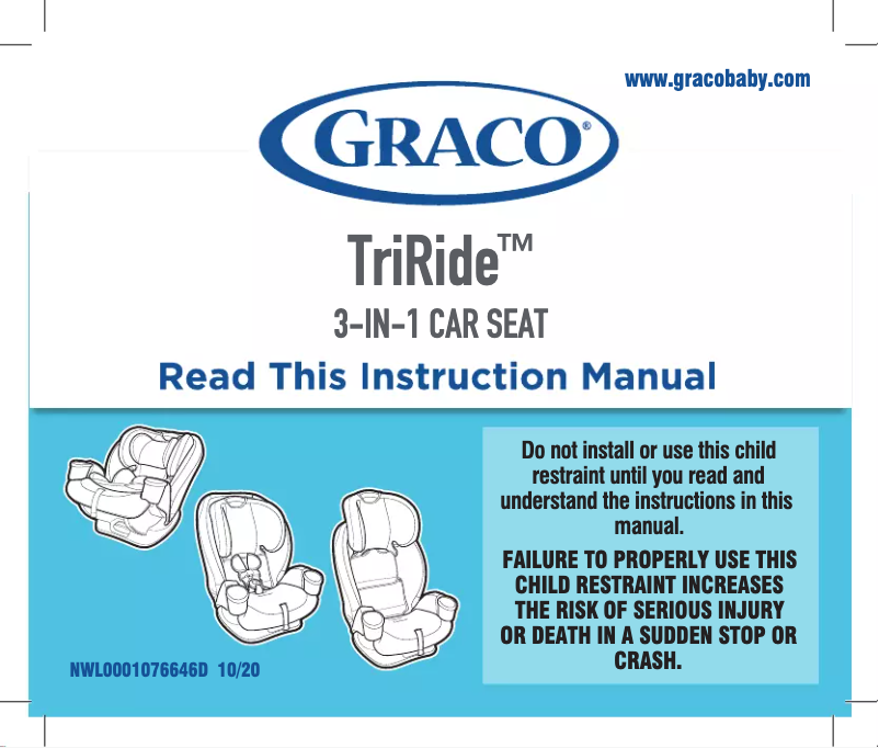 Página 1 del manual Manual de usuario Graco TriRide