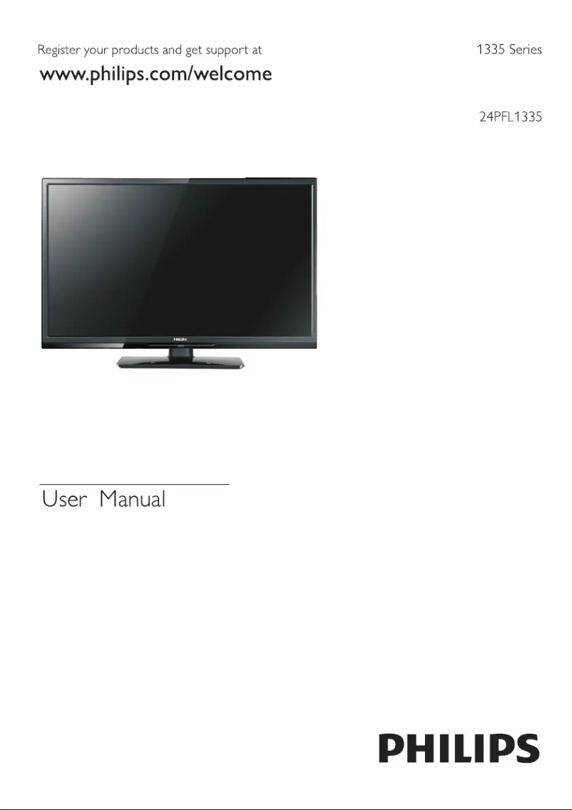 Page n°1 - Manuel utilisateur Philips 24PFL1335