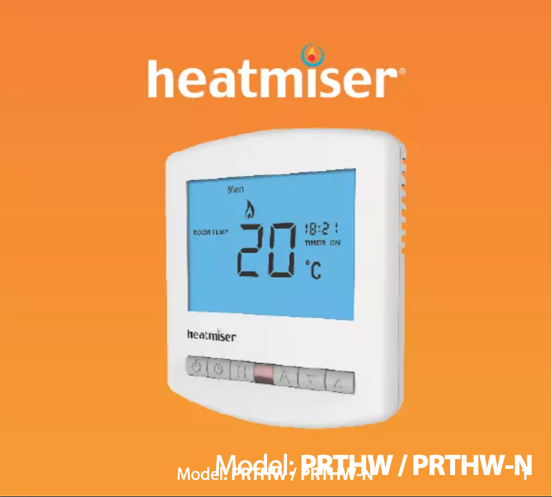 Page 1 of the manual User Manual Heatmiser PRTHW-N
