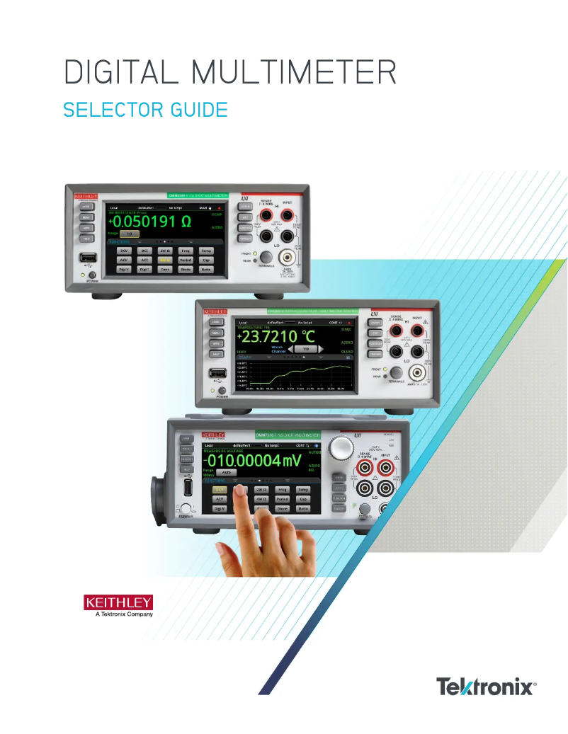 Página 1 del manual Manual de usuario Keithley 2110-240