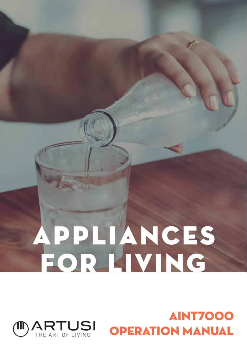 Página 1 del manual Manual de usuario Artusi AINT7000