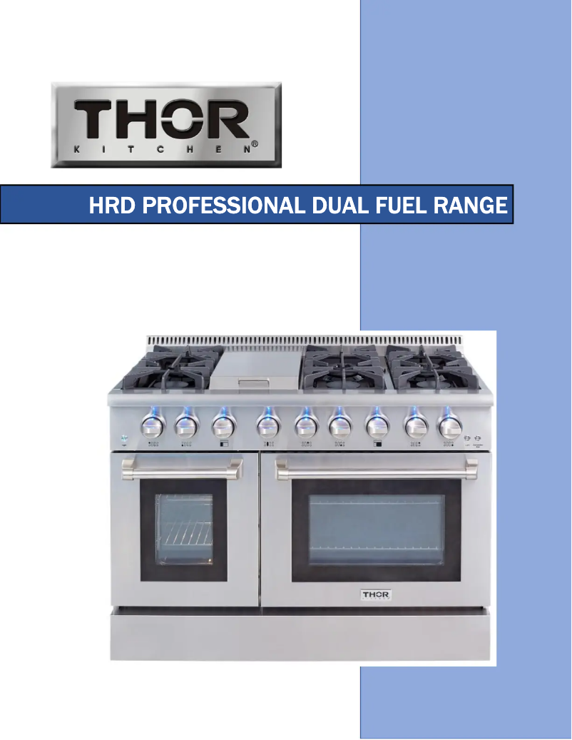 Page 1 de la notice Manuel utilisateur Thor HRD4803ULP