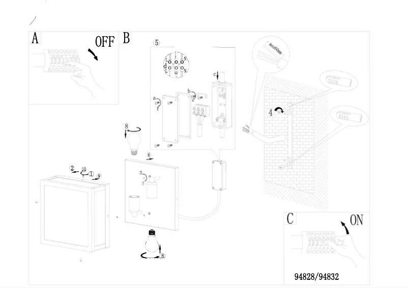 Page 1 de la notice Manuel utilisateur Eglo Vintage Alamonte 1