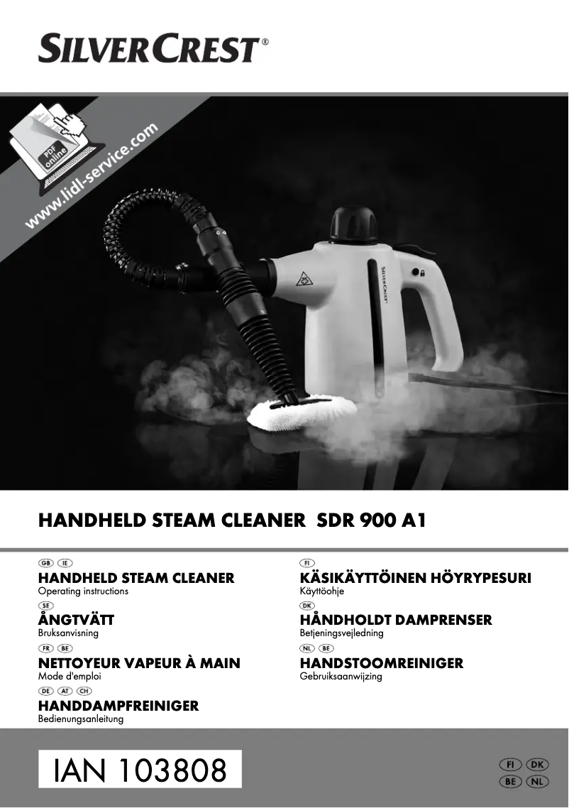 Page 1 de la notice Manuel utilisateur SilverCrest SDR 900 A1