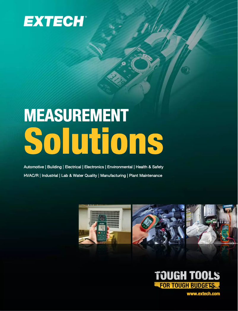 Page 1 of the manual Brochure Extech 42265