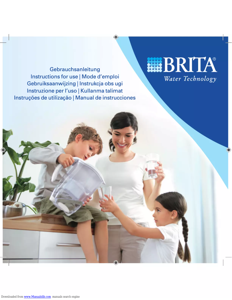 Page 1 de la notice Manuel utilisateur BRITA Fill&Enjoy Elemaris XL