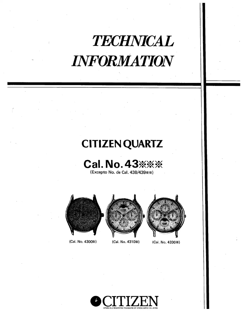 Página 1 del manual Manual de usuario Citizen CAL 4391