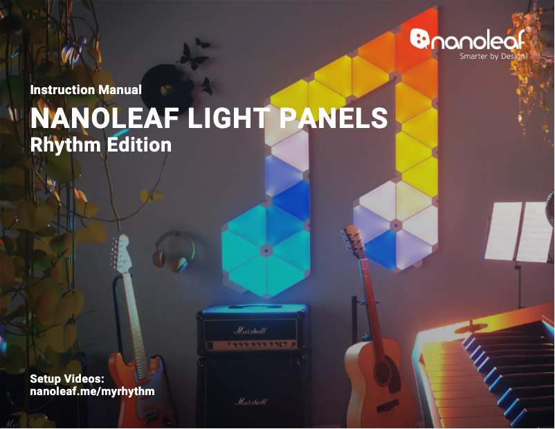 Page 1 de la notice Manuel utilisateur Nanoleaf Light Panels Rhythm Edition