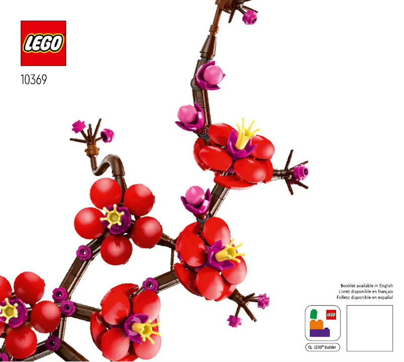 Página 1 del manual Manual de usuario Lego Botanical Collection 10369