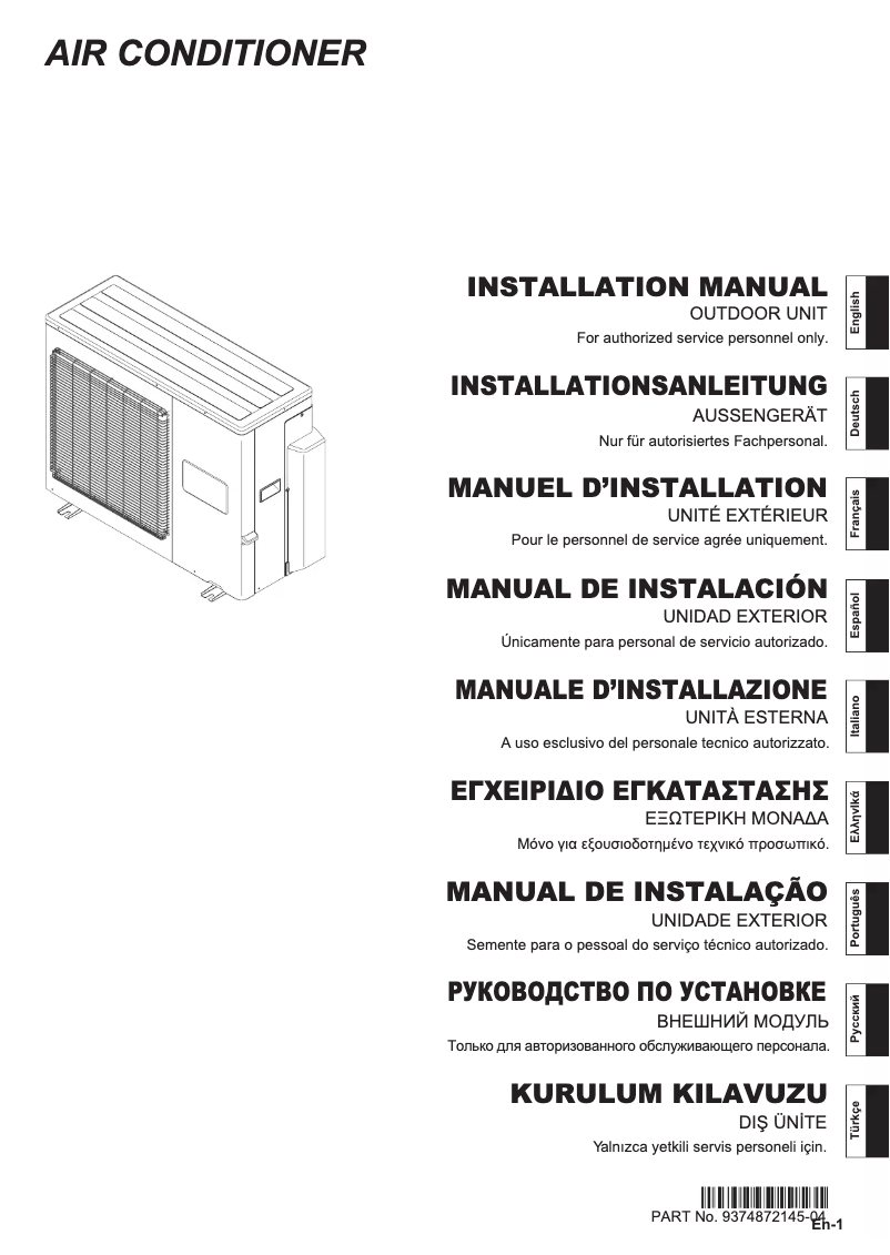 Page 1 of the manual User Manual Fujitsu AOYG24LAT3