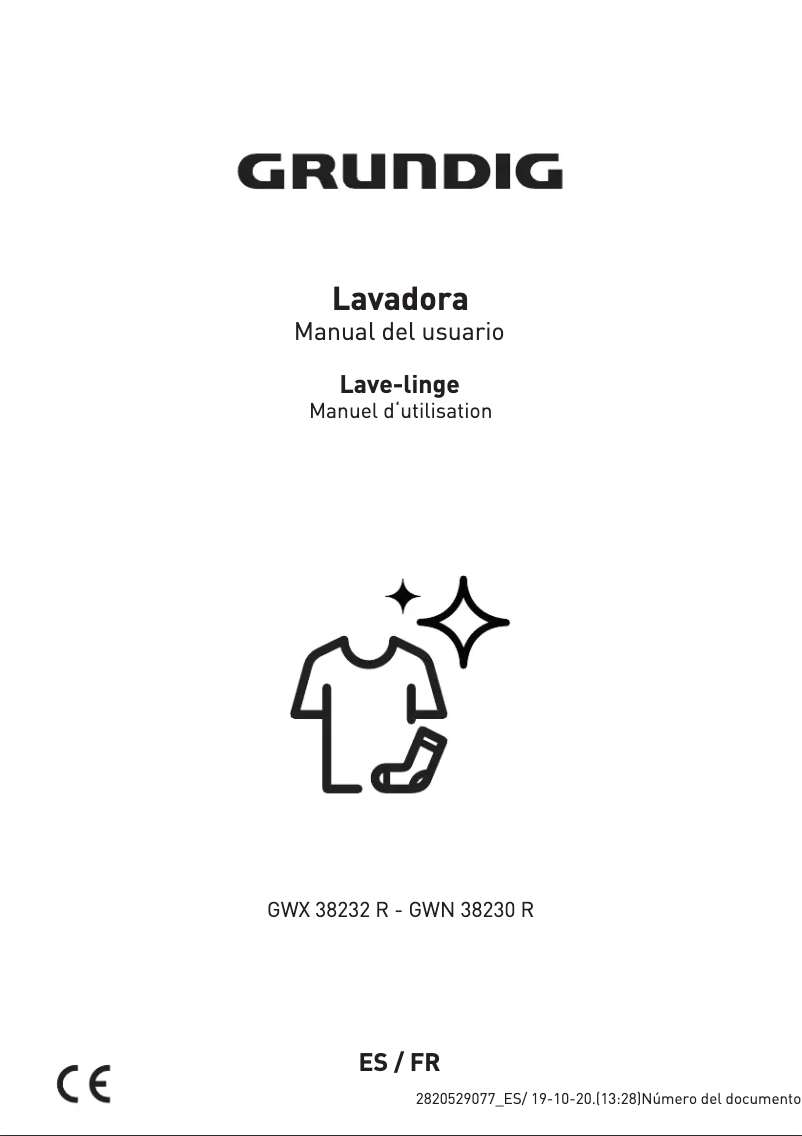 Page 1 de la notice Manuel utilisateur Grundig GWN 38230 R