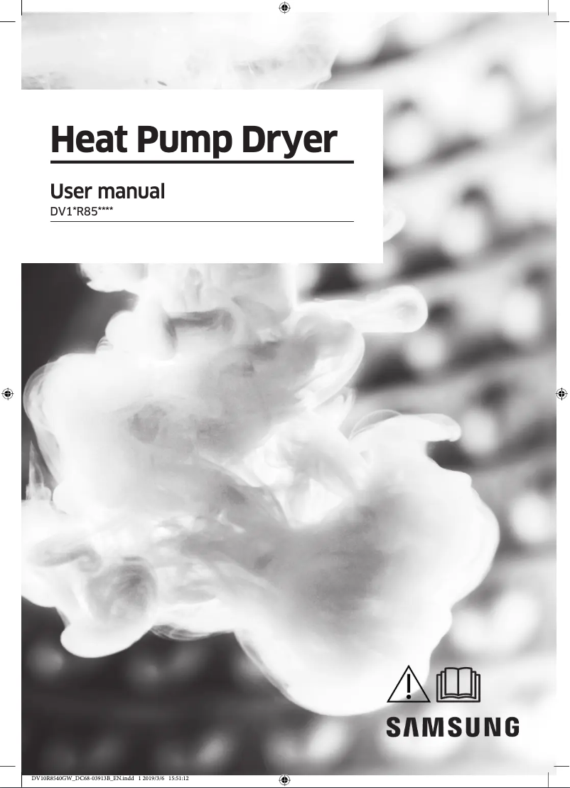 Page 1 de la notice Manuel utilisateur Samsung DV10R8540GV