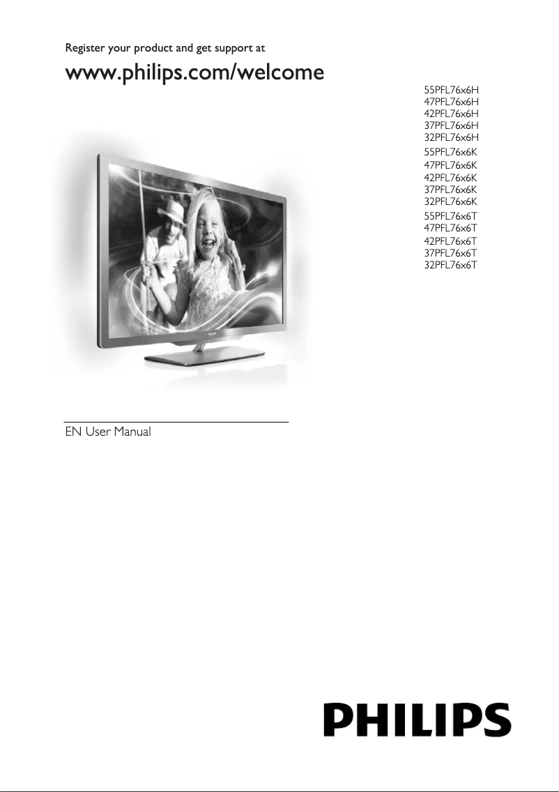 Page n°1 - Manuel utilisateur Philips 42PFL7666K