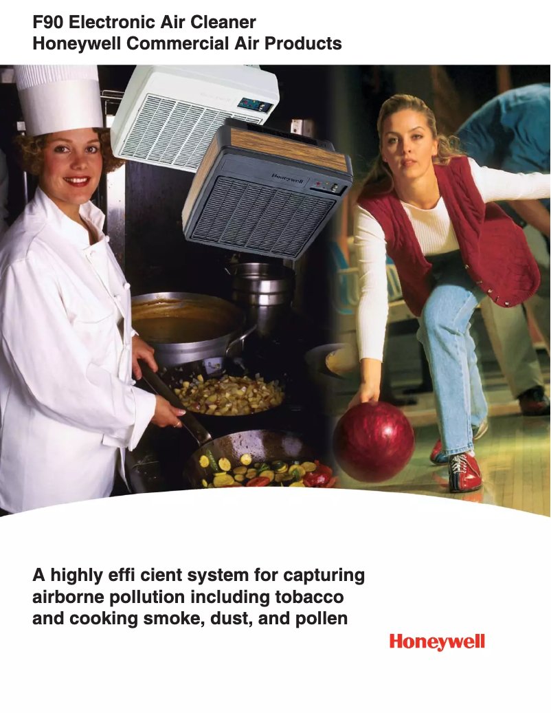 Page 1 de la notice Brochure Honeywell F90A1001
