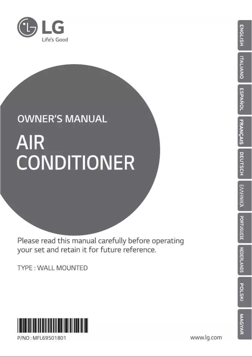 Page 1 de la notice Manuel utilisateur LG USUW186K3A0