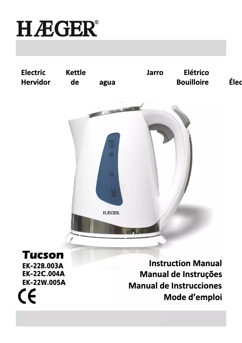 Página 1 del manual Manual de usuario Haeger Tucson EK-22W.005A