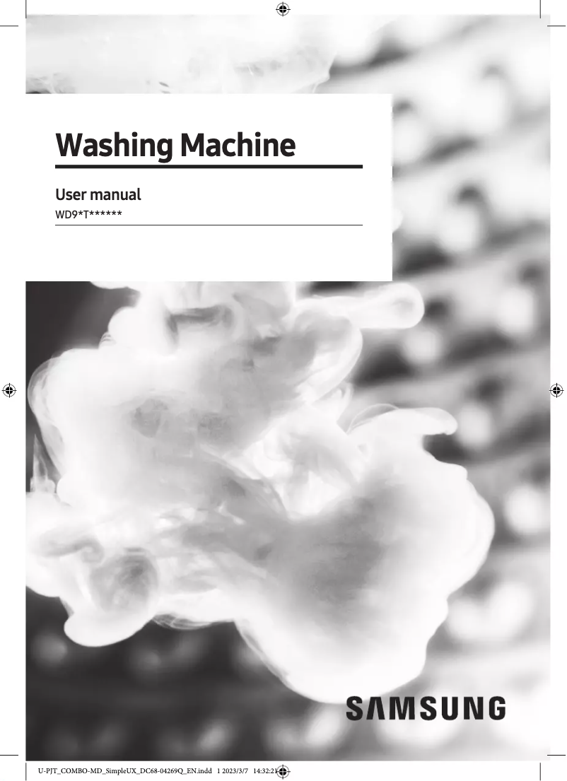 Página 1 del manual Manual de usuario Samsung WD90T6542BE