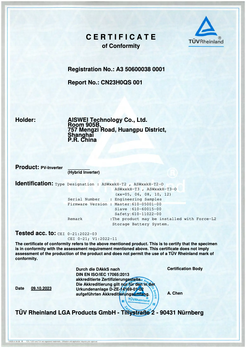 Página 1 del manual Guía de instalación Solplanet ASW05kH-T2