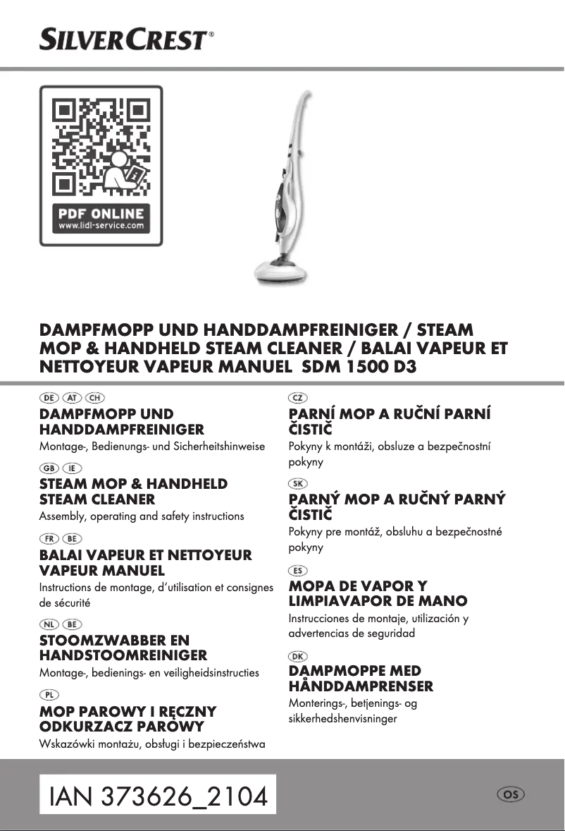 Página 1 del manual Manual de usuario SilverCrest SDM 1500 D3