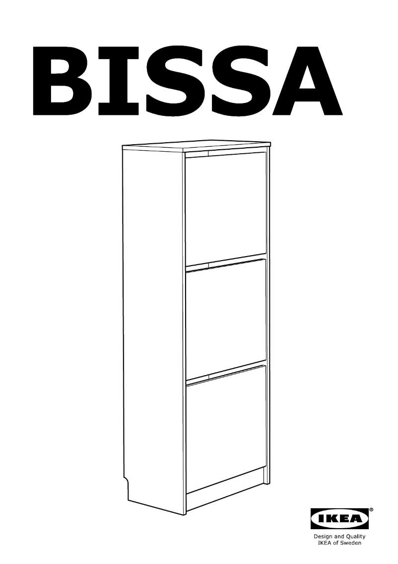 Page 1 de la notice Mode d'emploi Ikea BISSA