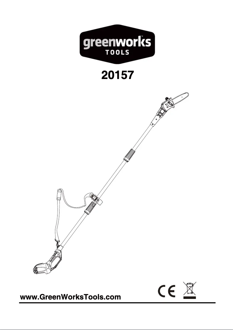 Page 1 de la notice Manuel utilisateur Greenworks G40PSF