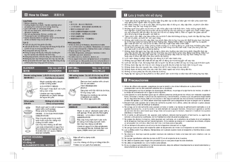 Page 1 de la notice Manuel utilisateur Panasonic MJ-M176P