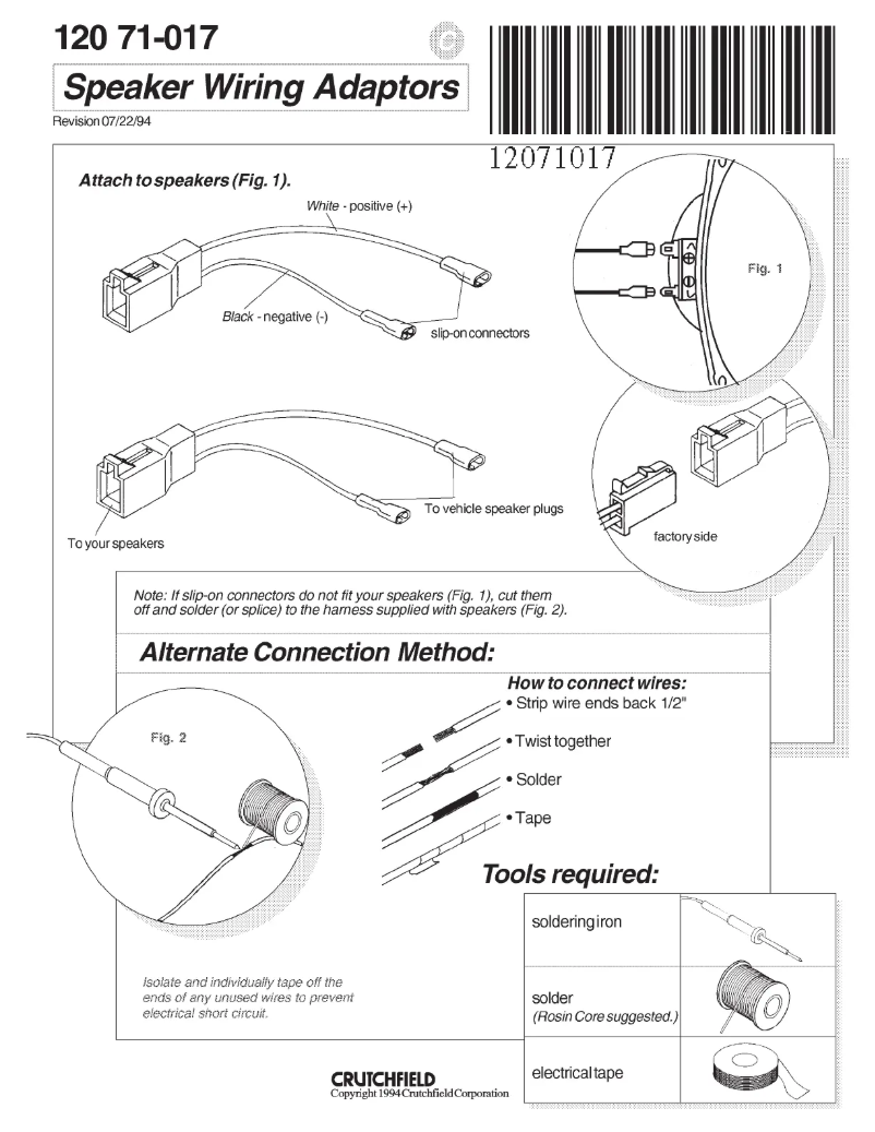 Página 1 del manual Manual de usuario Metra 71-017C