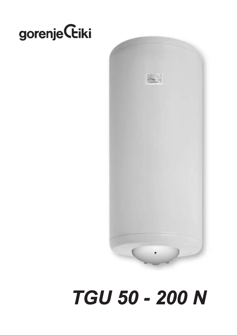 Página 1 del manual Manual de usuario Gorenje TGU 150 B6