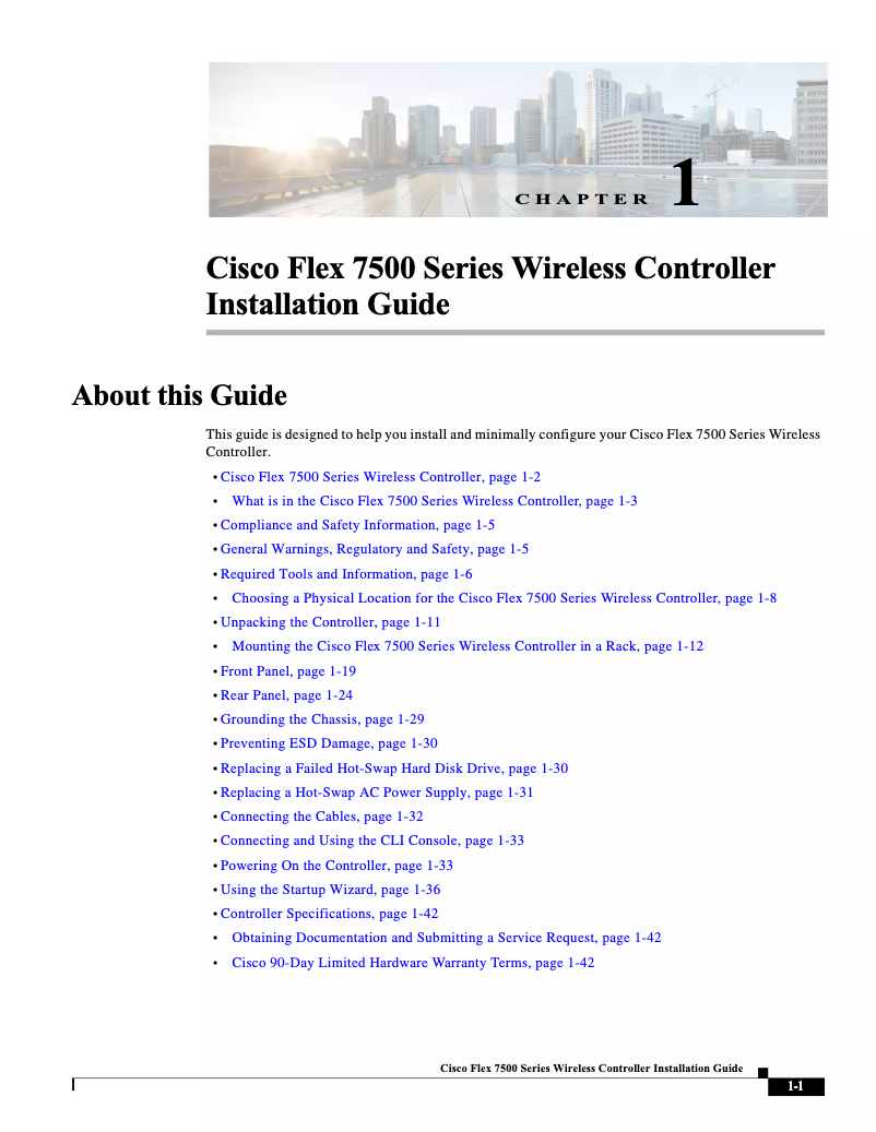 Page 1 de la notice Manuel utilisateur Cisco Flex CT7510