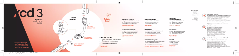 Page 1 of the manual User Manual Evnbetter xcd 3 wideline