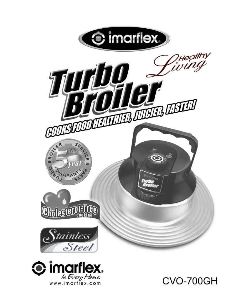 Página 1 del manual Manual de usuario Imarflex Turbo Broiler CVO-700GH