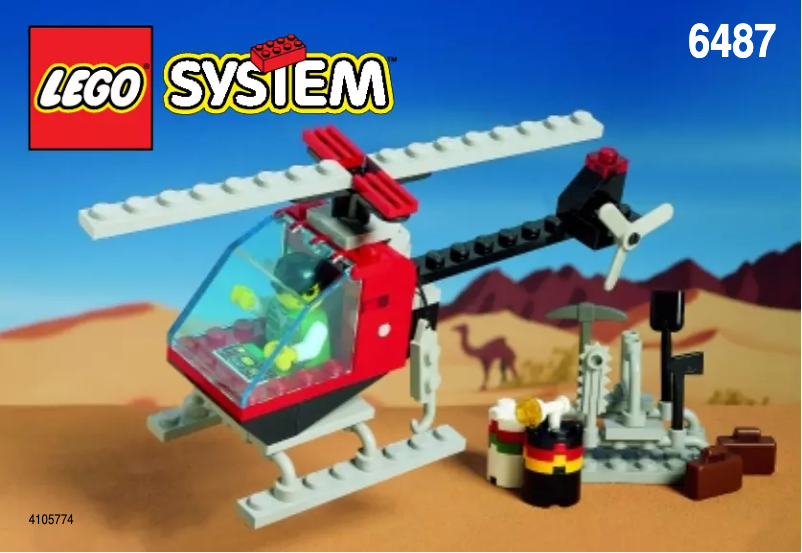 Page 1 de la notice Manuel utilisateur Lego City 6487