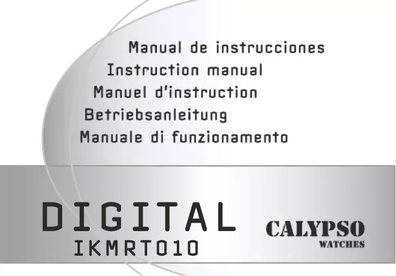 Page 1 de la notice Manuel utilisateur Calypso K5601
