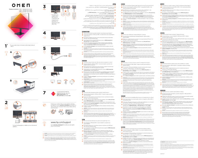 Page n°1 - Manuel utilisateur HP OMEN 27k