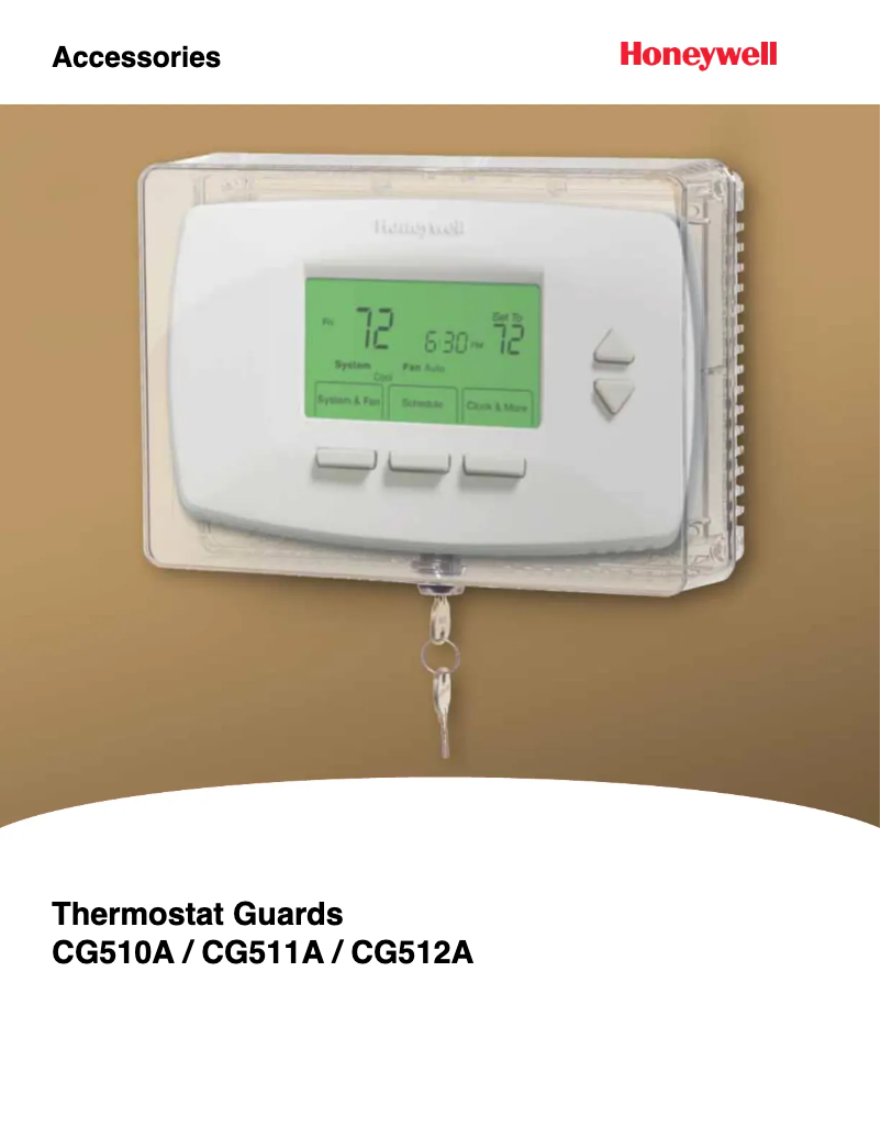 Página 1 del manual Manual de instrucciones Honeywell CG512A1009/C