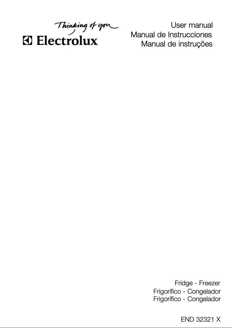 Página 1 del manual Manual de usuario Electrolux END 32321 X