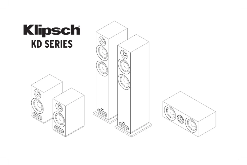 Page 1 de la notice Manuel utilisateur Klipsch KD-10SW