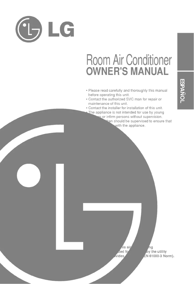 Page 1 de la notice Manuel utilisateur LG LS-T242CAM