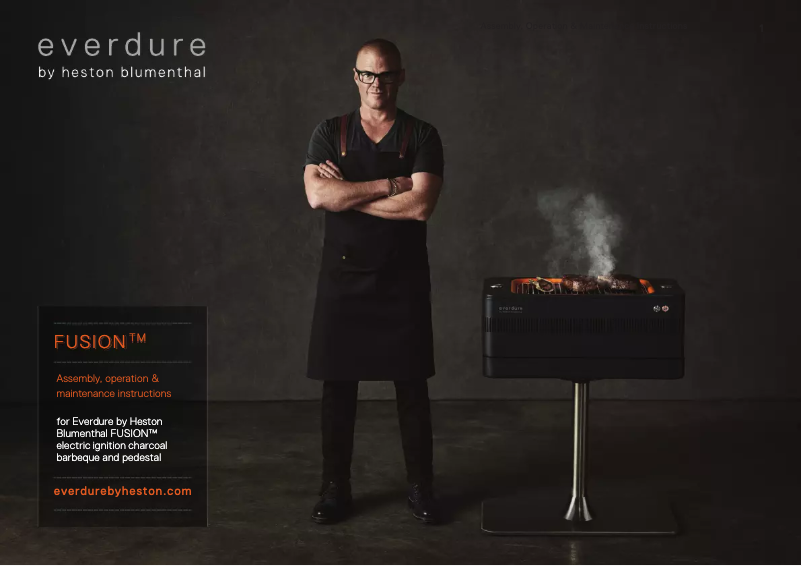 Page 1 de la notice Manuel utilisateur Everdure Fusion HBCE1B