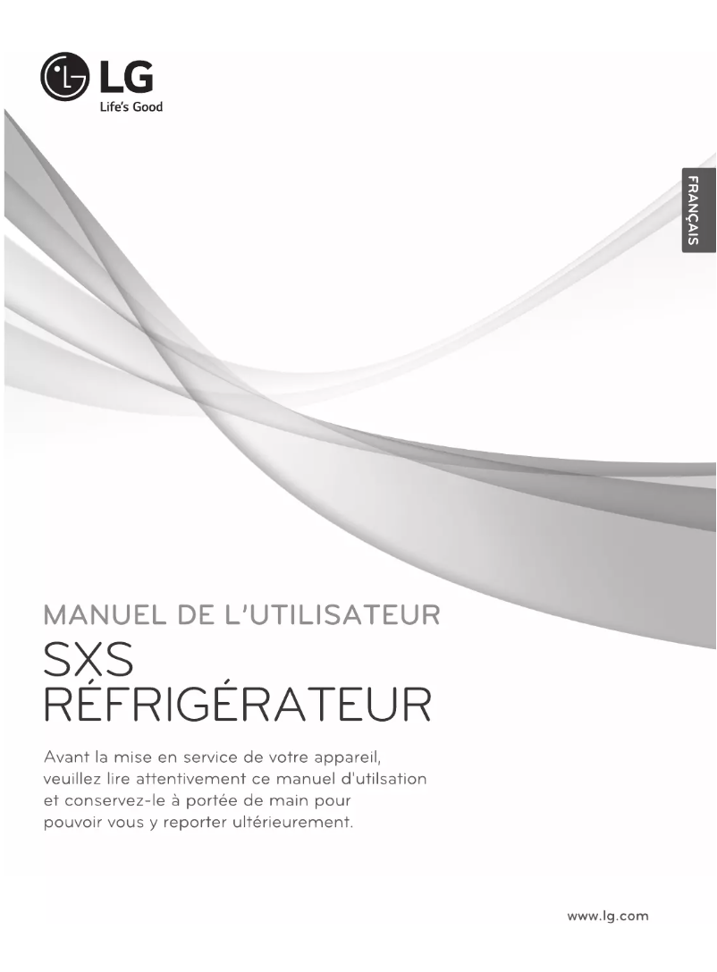 Page 1 de la notice Manuel utilisateur LG GC-L207GLQV