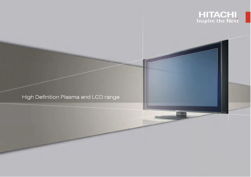 Page 1 de la notice Brochure Hitachi 37LD9000TA