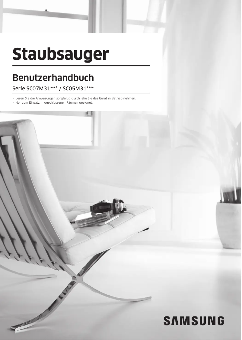 Página 1 del manual Manual de usuario Samsung SC07M3110VB