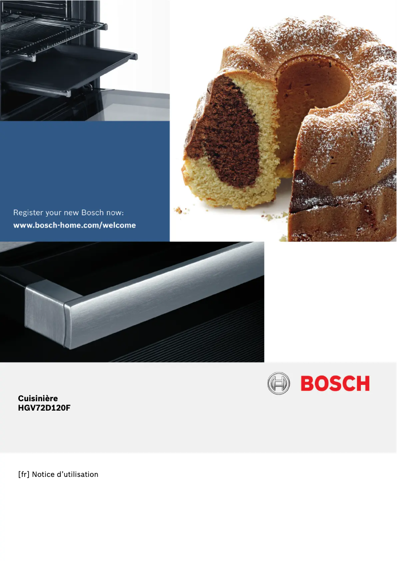 Page 1 of the manual User Manual Bosch HGV72D120F